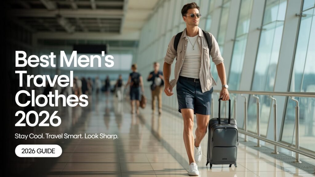 best men’s travel clothes for summer 2026 lightweight stylish outfits