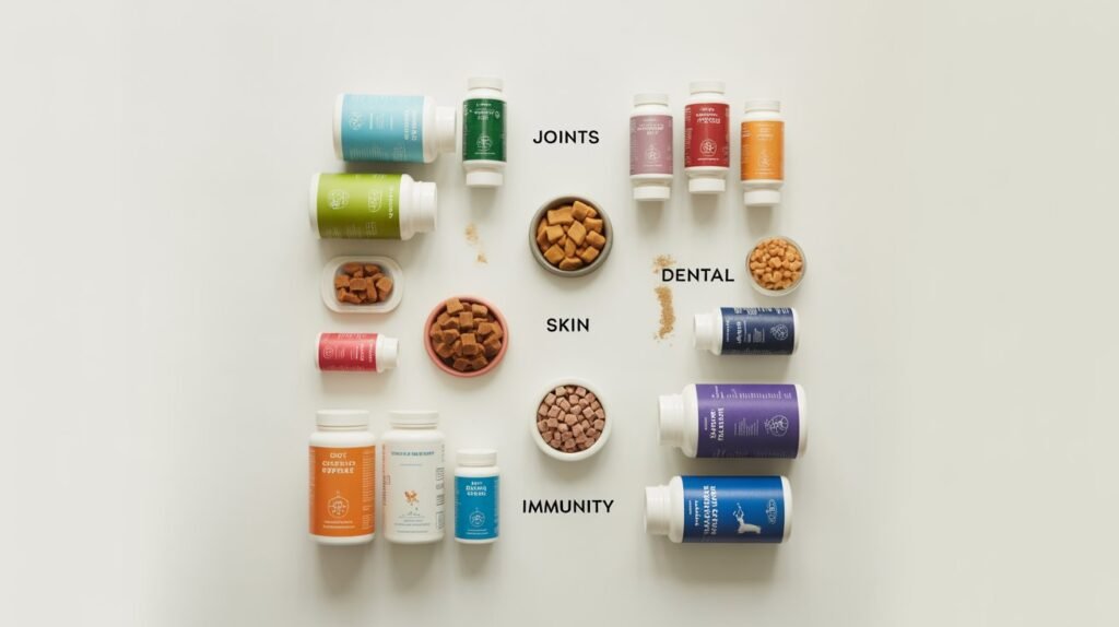 Top senior dog supplements for joints muscles dental and immunity