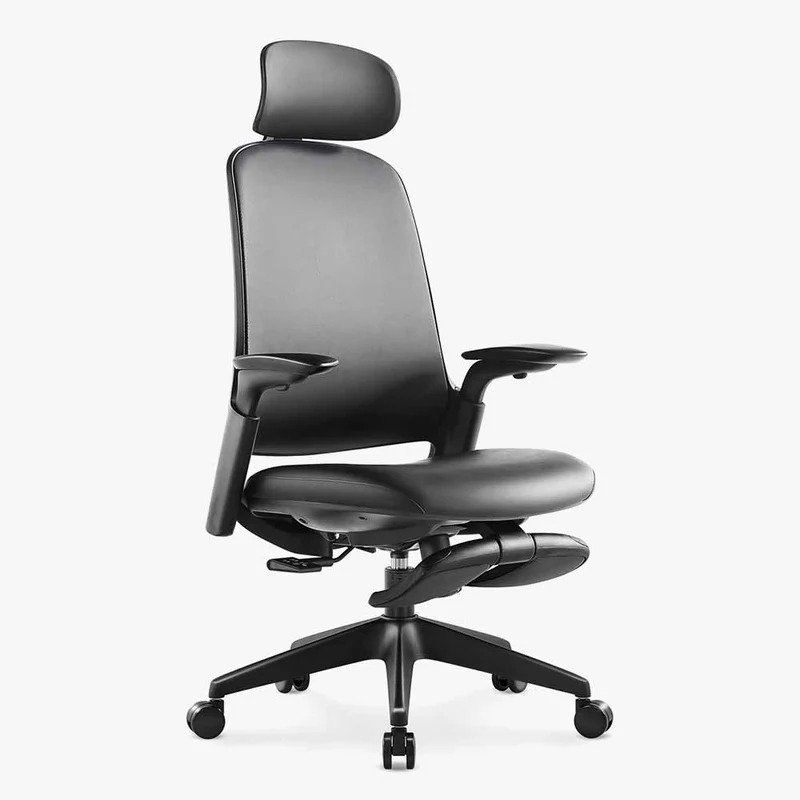 Boss Pro leather office chair executive ergonomic seating with padded support for long hours of work comfort