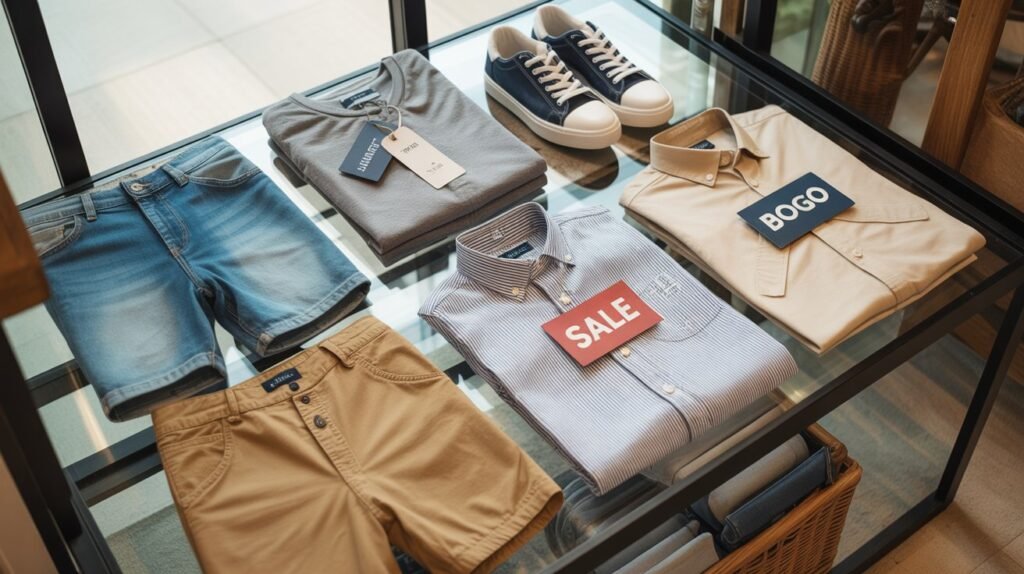 mens summer clothing deals 2026 bogo travel outfits shirts shorts sale