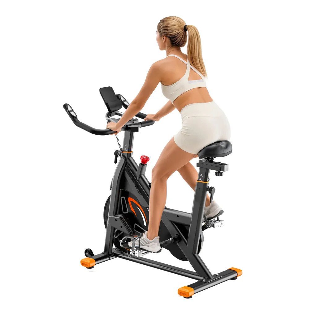 Toputure TEB3 quiet indoor cycling bike for apartment friendly workouts and small spaces