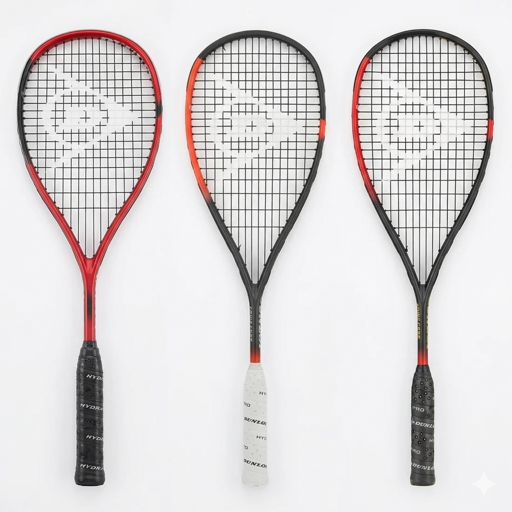 Dunlop Sonic Core Revelation Pro squash racket 2026, head-heavy design for maximum power
