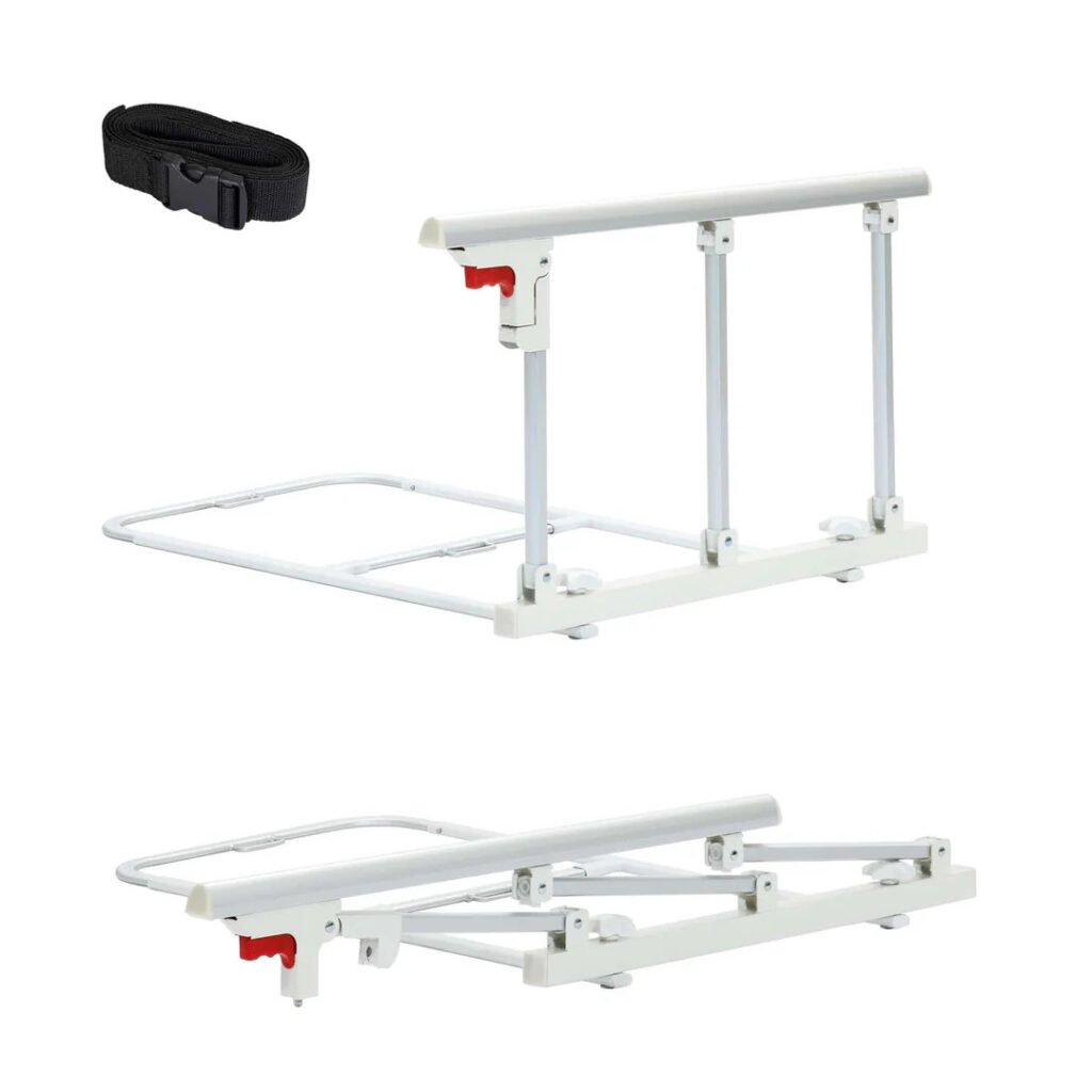 Elenker HFK-5115-2 foldable bed rail for elderly home care safety support Elenker HFK-5115-2 foldable bed rail for elderly safety support in hospital and home care settings