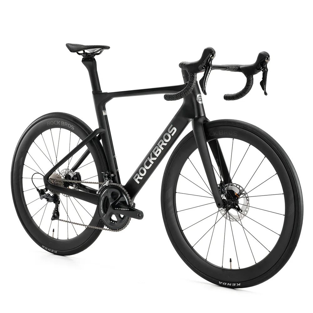PGZ carbon fiber road bike in black and white design