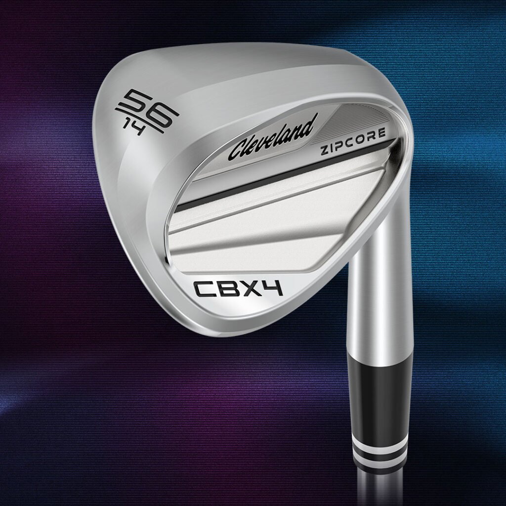 Cleveland Women’s CBX 4 ZipCore golf wedge designed for forgiveness, spin control, and short game precision