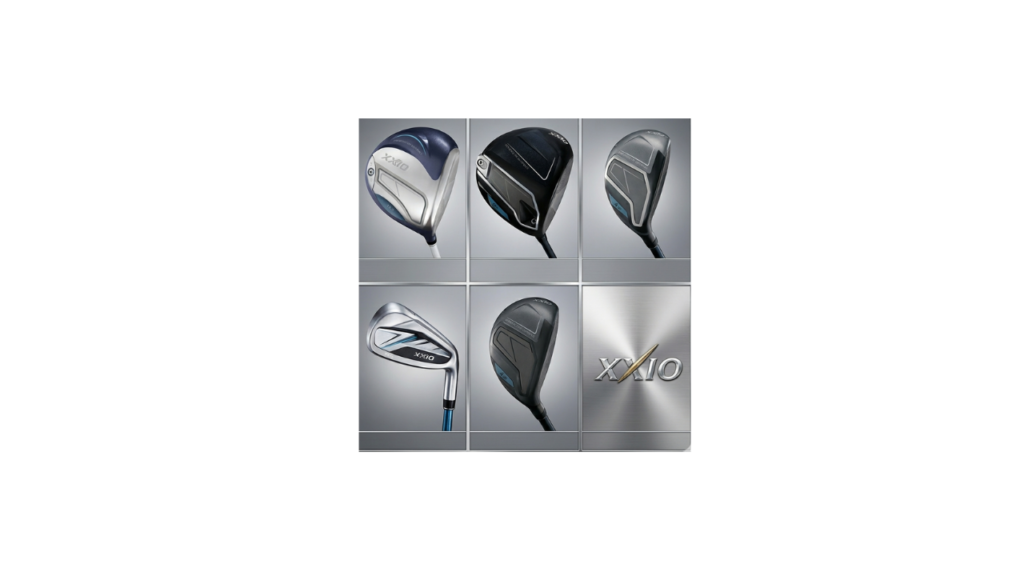 XXIO 14 golf clubs designed for seniors and women featuring lightweight construction and effortless swing power