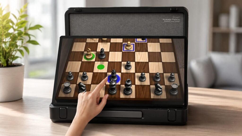 27-inch Full HD touchscreen display with interactive gaming interface and crystal-clear 1080p visuals