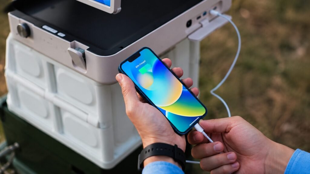 PackGo 45W USB-C fast charging device powering smartphones, laptops, and gaming consoles efficiently with portable power solution.