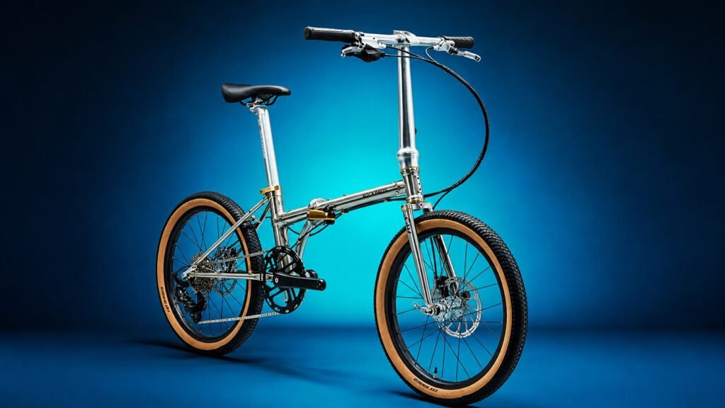 Gravis-Steel Folding Gravel Bike with durable steel frame, foldable design, and all-terrain gravel tires for commuting and adventure riding.