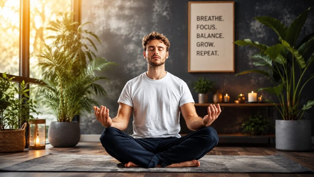 Person using a cold plunge tub to support focus, motivation, and mental clarity